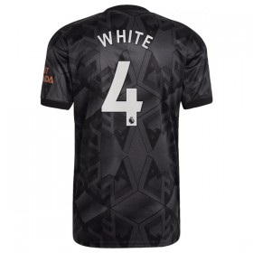 Fotbalové dres Arsenal White 4 Venkovní 2022-23 Krátký Rukáv
